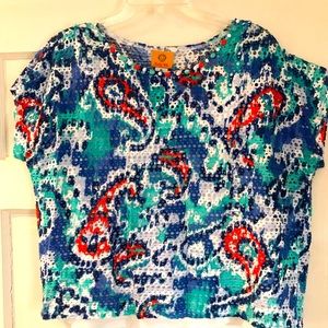 STEAL!! Ruby Rd XL Top ❤️💙💚